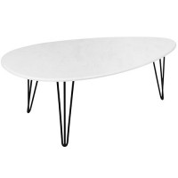 Стол журнальный Шеффилд Шеф Белый Бетон