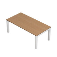 Стол журнальный КВ 199 БВ Белый Премиум / Вишня Скандинавская