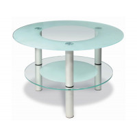 Стол журнальный Кристалл-3 КР-3 ал Алюминий