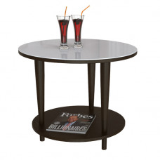 Стол журнальный BeautyStyle - 10 БС-10 Венге/Стекло Белое