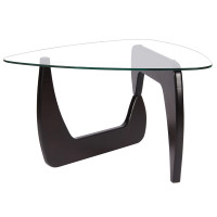 Стол журнальный Берген-3 БГ-3 Венге/Прозрачное Стекло