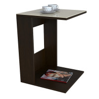 Стол журнальный BeautyStyle - 3 БС-3 Венге/Стекло Бежевое