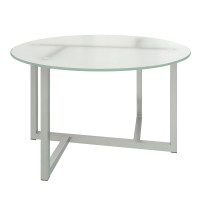 Стол журнальный Триада-11СМ ТД-11СМ м/м Металлик/Матовое Стекло