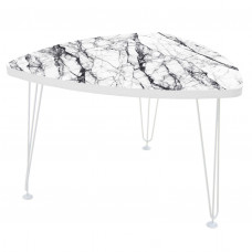 Стол журнальный Оникс-1 ОН1 Белый/Luminar 162