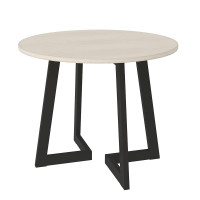 Стол журнальный Триада-12Д ТД-12Д ч/вд Черный/Выбеленный Дуб