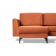 Диван ТЕНЕРИФ 1 ДУ, ткань CALIFORNIA 05 (терракотовый) велюр