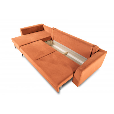 Диван ТЕНЕРИФ 1 ДУ, ткань CALIFORNIA 05 (терракотовый) велюр