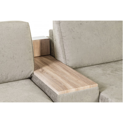 Диван ТЕНЕРИФ 2 ДУ, ткань INSTANT 05 (песочный) шенилл