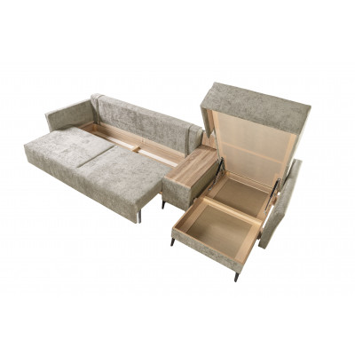 Диван ТЕНЕРИФ 2 ДУ, ткань INSTANT 05 (песочный) шенилл