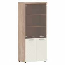 Шкаф комбинированный с топом 854х452х1958 TLHC 85.2 Дуб Каньон/Латте
