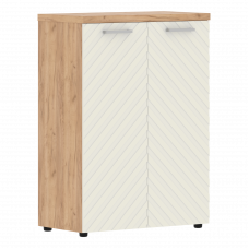 Шкаф с глухими средними дверьми и топом 854х452х1203 TLMC 85.1 Дуб Бофорд/Латте