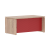 Стол руководителя TLST 169H Дуб Каньон/Красный