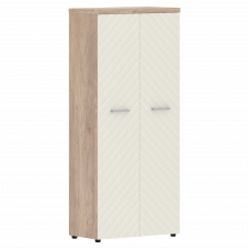 Шкаф с глухими дверьми и топом 854х452х1958 TLHC 85.1 Дуб Каньон/Латте