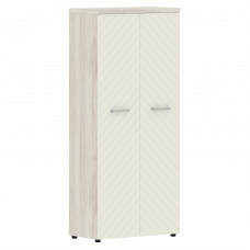 Шкаф с глухими дверьми и топом 854х452х1958 TLHC 85.1 Сосна Эдмонт/Латте