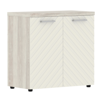 Шкаф с глухими малыми дверьми и топом 854х452х833 TLLC 85.1 Сосна Эдмонт/Латте