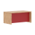 Стол руководителя TLST 169H Дуб Бофорд/Красный
