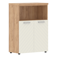 Шкаф с глухими малыми дверьми и топом 854х452х1203 TLMC 85.3 Дуб Бофорд/Латте