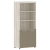 Шкаф с 1 комплектом глухих малых дверей и топом 854х452х1958 TLHC 85.5 Сосна Эдмонт/Капучино
