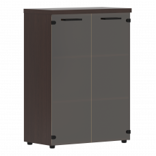 Шкаф со стеклянными дверьми и топом 854х452х1203 TLMC 85.2 Венге магия