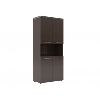 Шкаф с 2-мя комплектами глухих малых дверей и топом TORR THC 85.4 Венге Магия