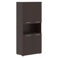 Шкаф с 2-мя комплектами глухих малых дверей и топом TORR Z THC 85.4 Венге Магия