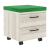 Тумба мобильная с подушкой XTEN XMC-2D.1А Сосна Эдмонд/Зеленый