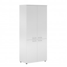 Шкаф с глухими средними и малыми дверьми XHC 85.3 Белый