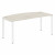 Стол руководителя XS6ET 189 цвет Сосна Эдмонд/Белый