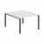 Стол двойной XS6WST 1214 цвет Белый/Антрацит