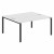 Стол двойной XS6WST 1614 цвет Белый/Антрацит
