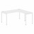 Стол угловой правый XS6CT 1615 (R) цвет Белый