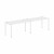 Стол двойной XS6WST 2870 цвет Белый
