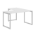 Стол эргономичный XQCT 1415L Белый/Серебро