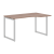 Стол эргономичный XQCET 149R Дуб Сонома/Серебро