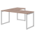 Стол эргономичный XQCT 1615R Дуб Сонома/Серебро