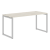 Стол прямой XQST 167 Сосна Эдмонд/Серебро