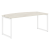 Стол руководителя XQET 189 Сосна Эдмонд/Белый