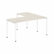 Стол угловой XSCT 1615L Сосна Эдмонд/Белый
