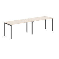 Стол двойной XWST 2870 Бук Тиара/Антрацит