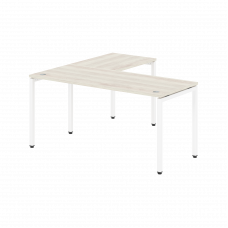 Стол угловой XSCT 1615R Сосна Эдмонд/Белый