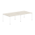 Стол 4-х местный XWST 2814 Сосна Эдмонд/Белый