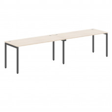 Стол двойной XWST 3270 Бук Тиара/Антрацит