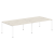 Стол 4-х местный XWST 3214 Сосна Эдмонд/Белый