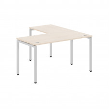 Стол угловой XSCT 1415L Бук Тиара/Серебро