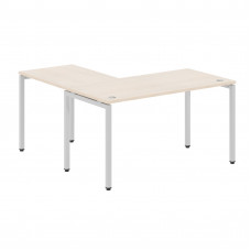 Стол угловой XSCT 1415R Бук Тиара/Серебро