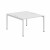 Стол двойной XWST 1214 Белый
