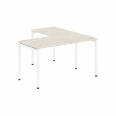 Стол угловой XSCT 1415L Сосна Эдмонд/Белый