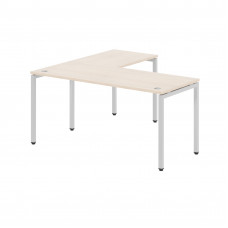 Стол угловой XSCT 1615R Бук Тиара/Серебро