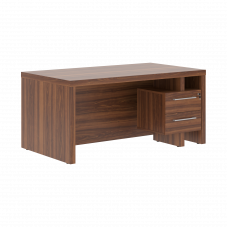 Стол руководителя с тумбой ZSTD 169H.AR Орех Даллас