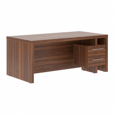 Стол руководителя с тумбой ZSTD 189H.AR Орех Даллас